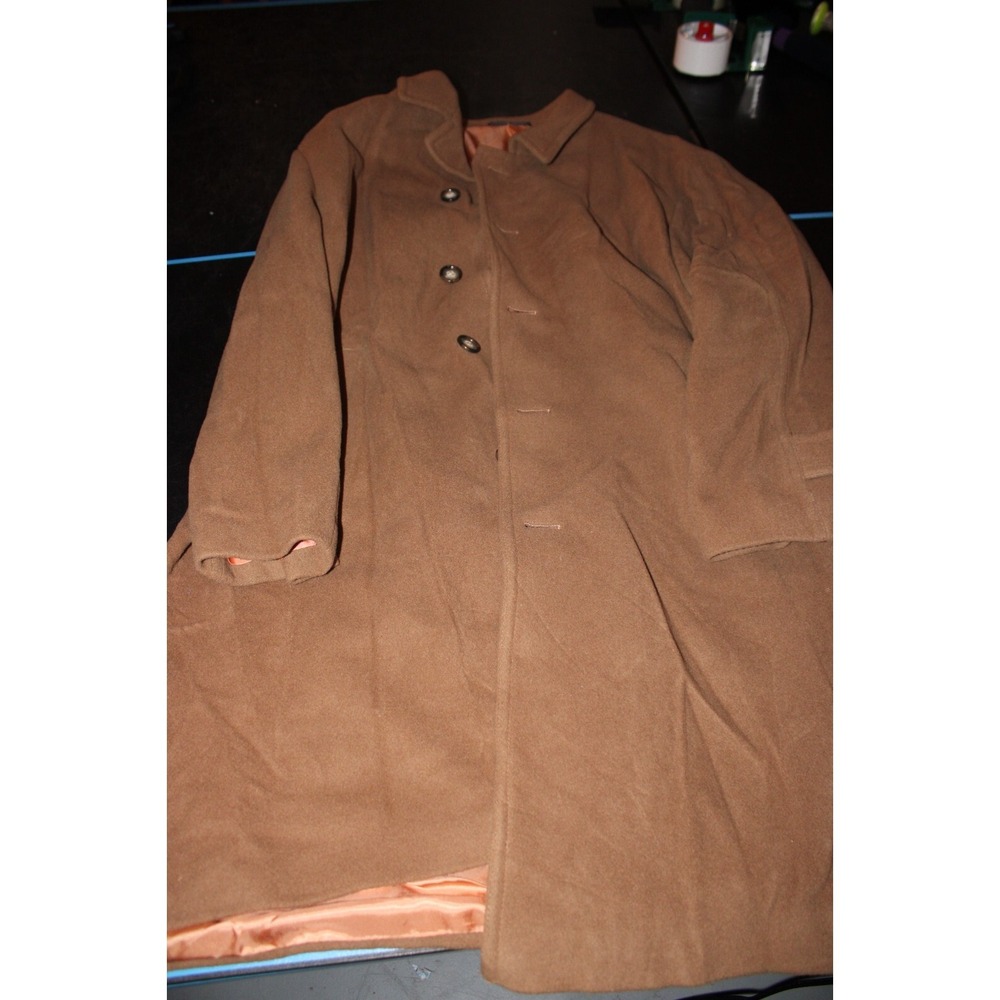 Chaps Ralph Lauren Wool Overcoat Size R-48 - Picture 2 of 4